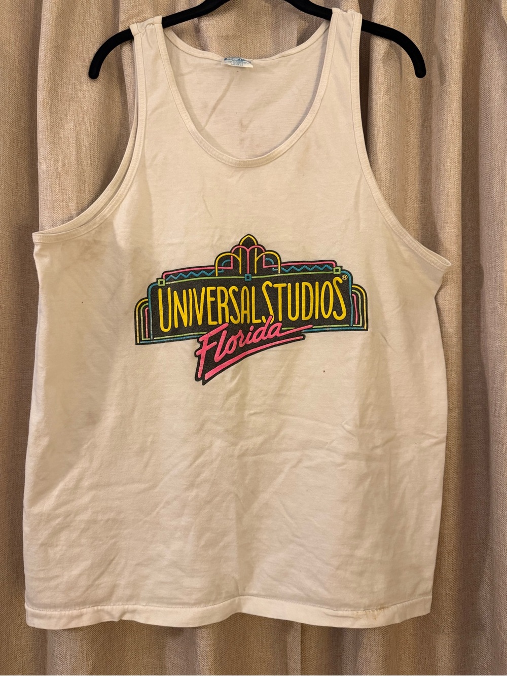 Vintage Universal Studios Florida Cream Graphic Tank